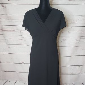 COLDWATER CREEK Women's black Silk Dress P10